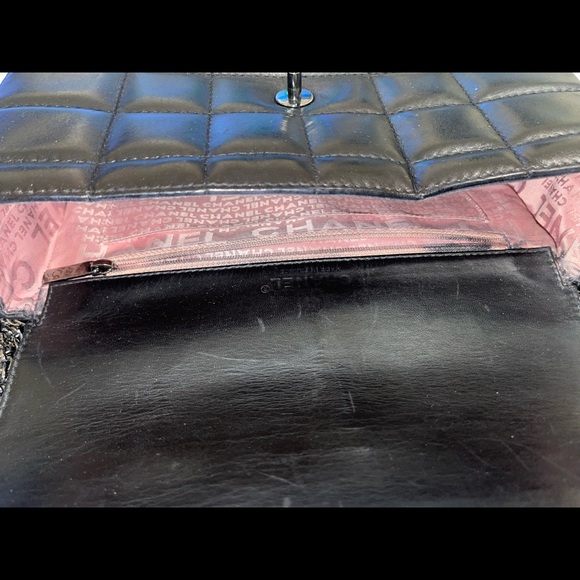 Chanel Lambskin Quilted Chain Bag - Picture 11 of 12